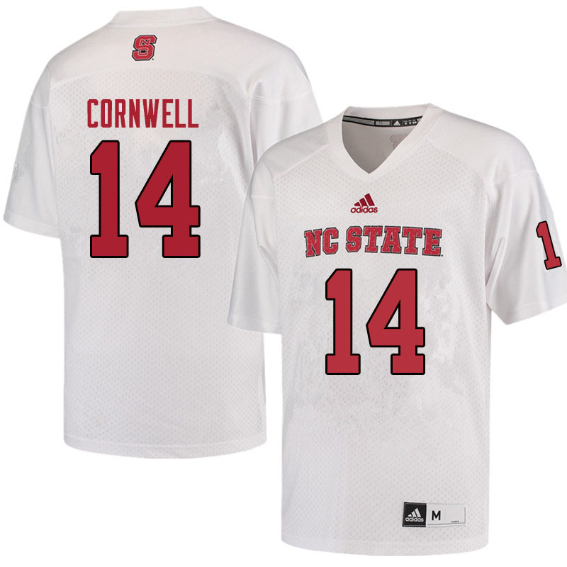 Men #14 Woody Cornwell NC State Wolfpack College Football Jerseys Sale-Red - Click Image to Close